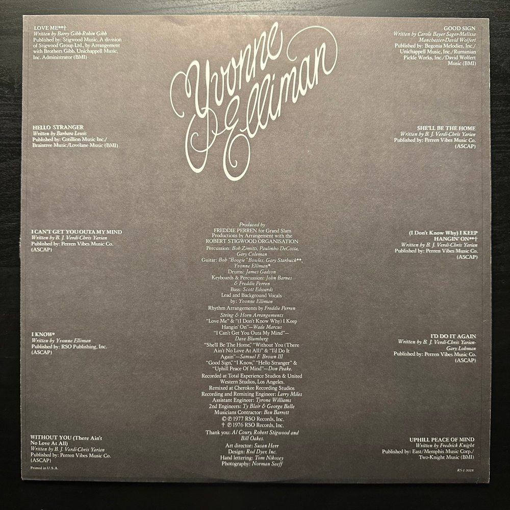 Yvonne Elliman - Love Me (США 1977г.)