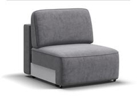 Кинг Модуль спальное место Велюр Роял агат