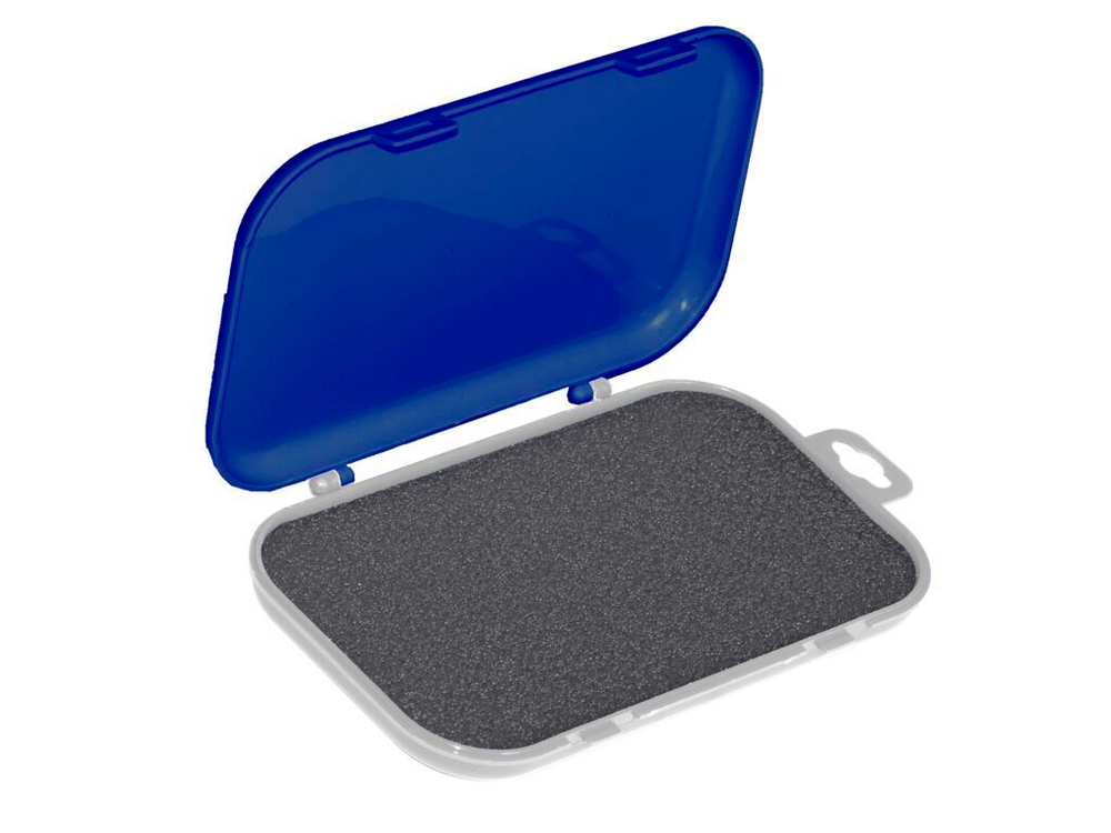 Коробка для приманок зимняя пластмассовая Salmo с мягким вкладышем