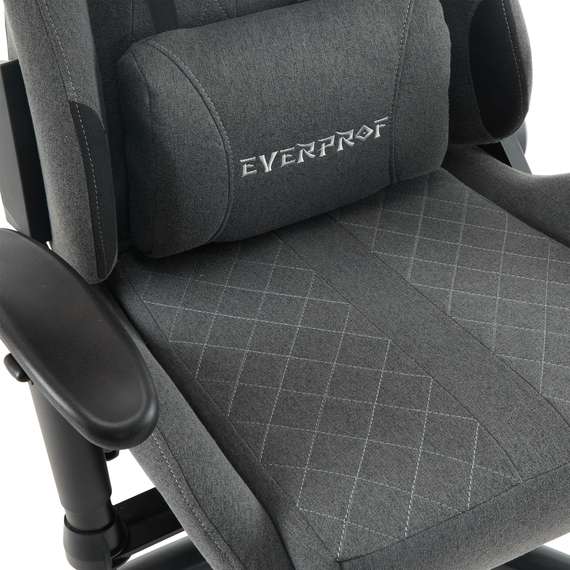 Геймерское кресло Everprof Ghost Ткань Серый