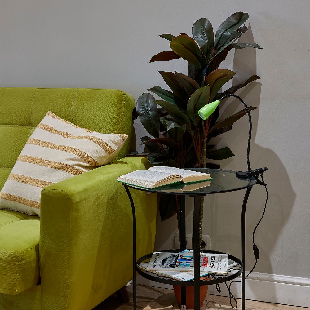 ULM-D501 4W-4000K GREEN Светильник настольный светодиодный прищепка. Механический выключатель. Зеленый. TM Uniel