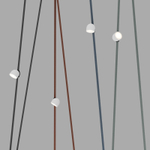 DK5542-WH+BK Поворотный светильник для трека-ремня Belty, серия Spot, со светодиодом, D100*H107мм, 48V DC, 12W, RA90, 120°, 4000K, IP20, белый с черным, алюминий