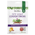 Herbion Naturals, леденцы от кашля с листьями плюща, мёдом и лимоном, 25 леденцов в индивидуальной упаковке
