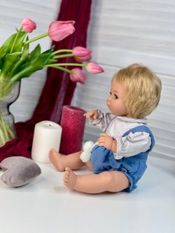 Кукла BERJUAN мягконабивная 40см Mauro (1071)