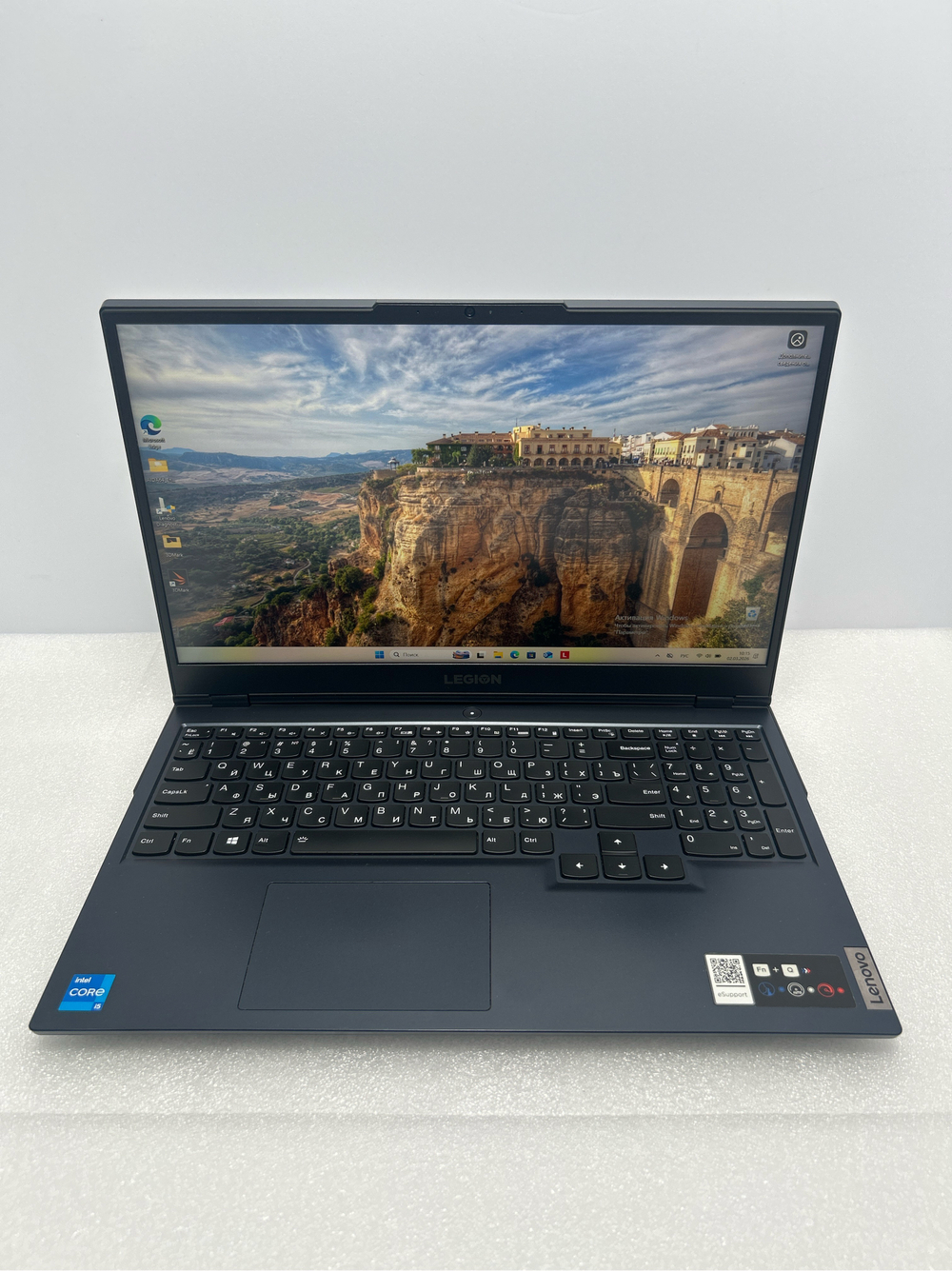 Ноутбук Lenovo Legion 5 15ITH6H 15.6"/Intel Core i7-11800H/RAM 16GB/SSD 512GB/Nvidia GeForce RTX 3070 8GB/IPS 165 Hz/1920*1080/DOS/Подсветка кл-ры: нет/черный. Состояние: B1