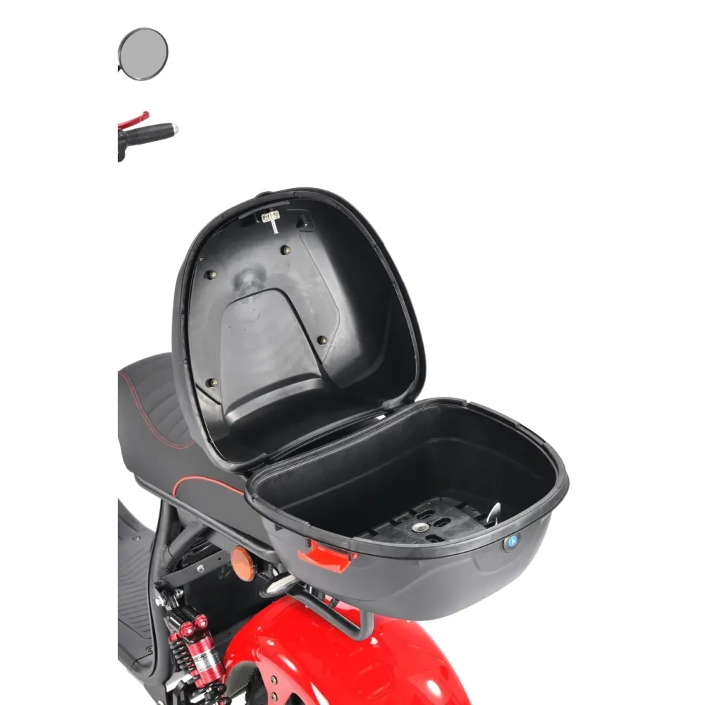 Электроскутер CityCoco White Siberia PRO CITY EDITION 2500W Красный