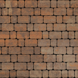 Тротуарная плитка Арена - Листопад гладкий Клен, комплект из 2 видов плит