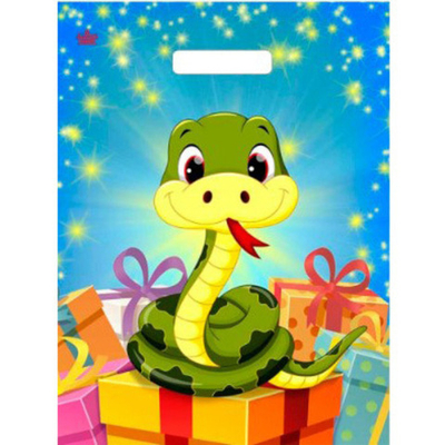 Пакет ПЭ с вырубной ручкой 40*31см «Символ 2025» Тико