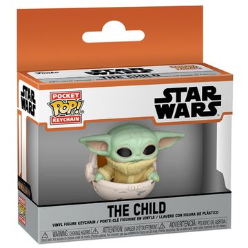 Брелок Funko Pocket POP! Star Wars Mandalorian Child in Canister 53044