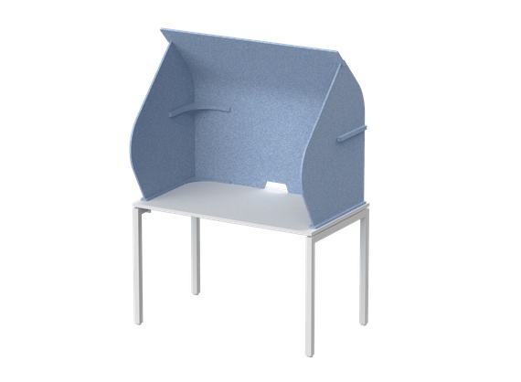 Кабина-капсула с фигурными боковыми стенками 98х72х140