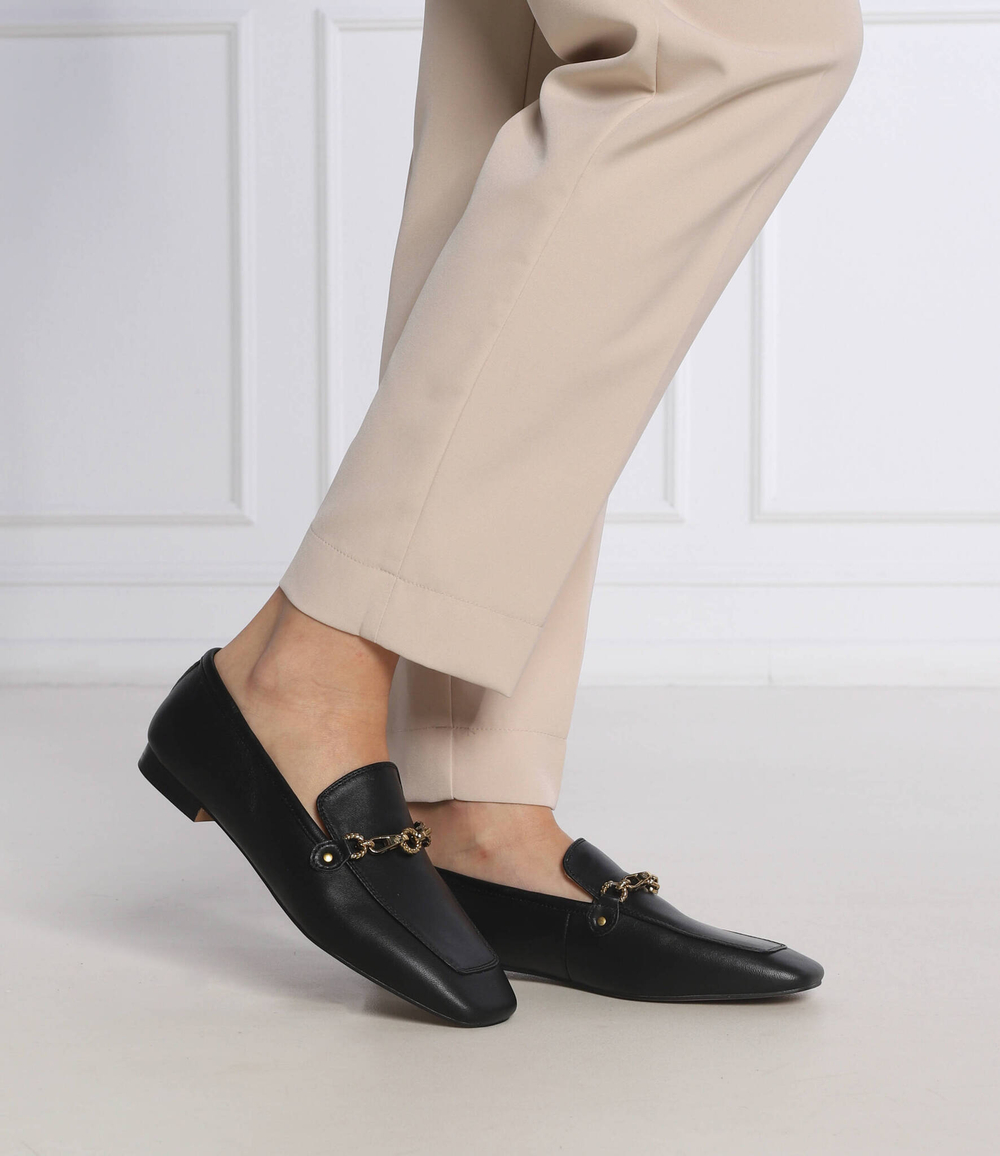 Кожаные мокасины. Guess - черный(FL6MRT LEA14)