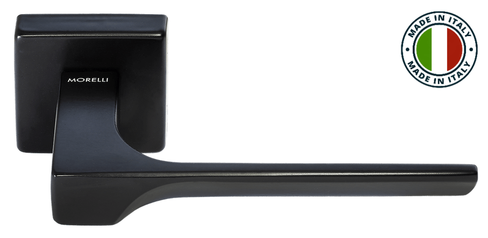 Дверные ручки Morelli Luxury FIORD S5 NERO Цвет - Черный