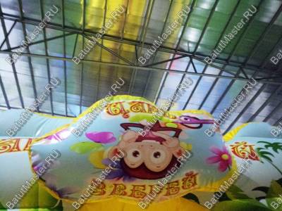 Коммерческий батут-горка "Царь зверей-2"