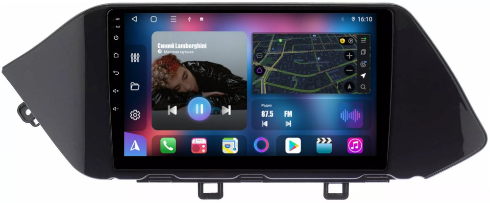 Магнитола для Hyundai Sonata 2020+ - FarCar BM1212M на Android 13, QLED, TS10, 4Гб+32Гб, CarPlay, 4G SIM-слот