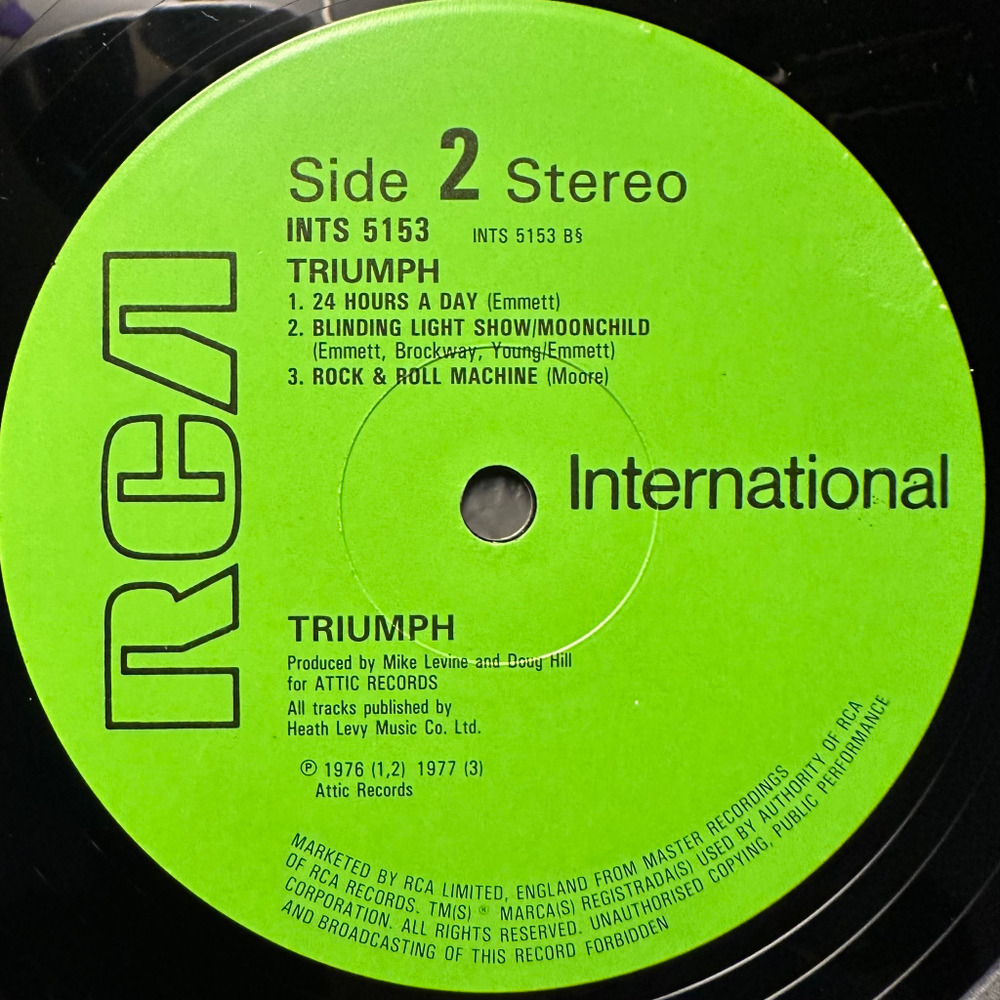 Triumph- Triumph (Англия 1981г.)