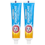 Arm & Hammer, PeroxiCare, Deep Clean, зубная паста против кариеса с фтором, чистая мята, двойная упаковка, 170 г (6,0 унций) каждая