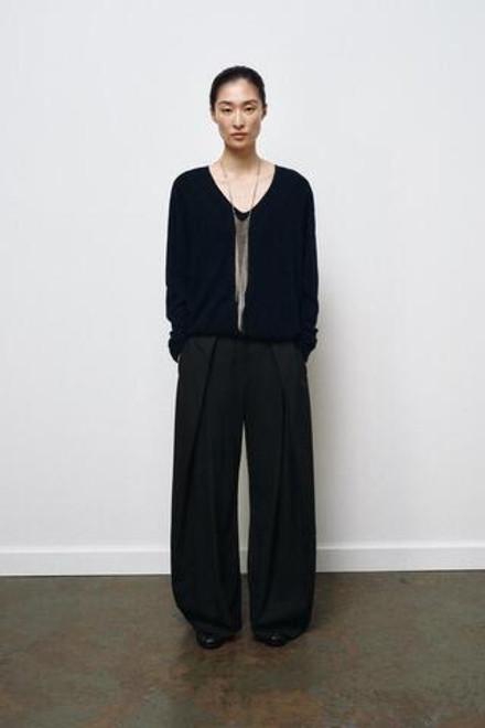 ZARA ДЖЕМПЕР ИЗ 100% СВЕРХМЯГКОЙ ШЕРСТИ, МОРСКОЙ СИНИЙ