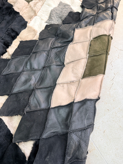 Покрывало меховое ковер из шкуры овчины