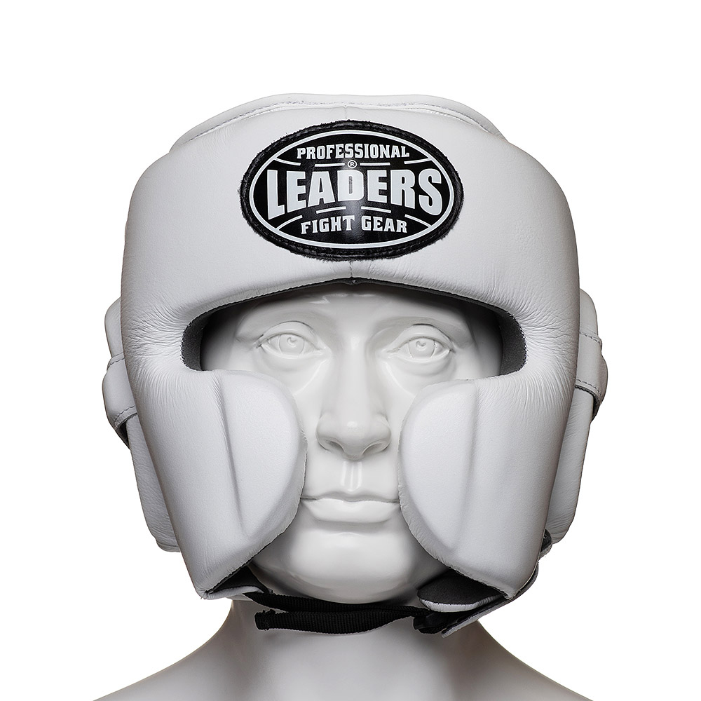 Шлем боксерский LEADERS LS MEX WH (белый)