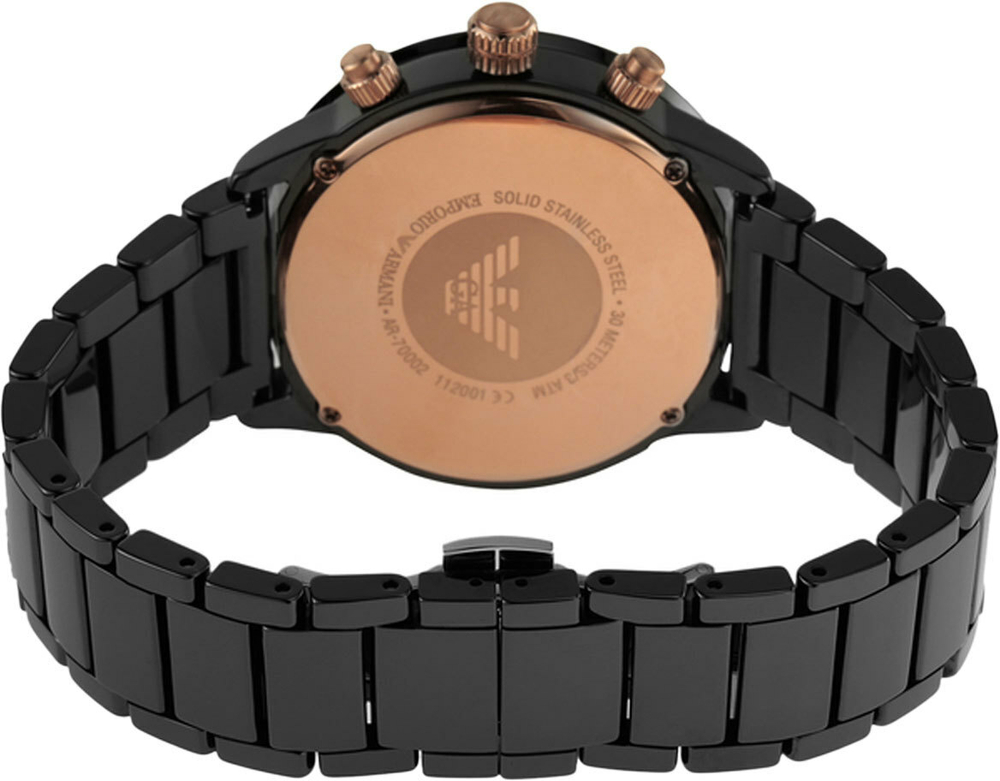 Керамические наручные часы Emporio Armani AR70002 с хронографом