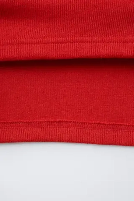 ZARA ЛОНГСЛИВ В РУБЧИК, КРАСНЫЙ