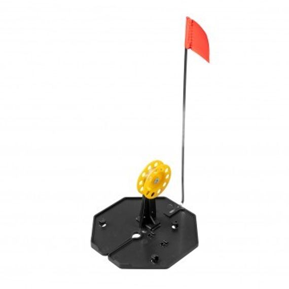 Набор жерлиц на подставке оснащенная ЖЗО-04 (d-185мм.катушка d-63мм) (10шт) ТОНАР