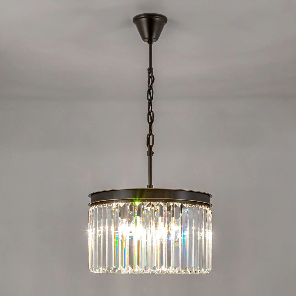 Citilux Мартин CL332081 Люстра хрустальная подвесная Прозрачная