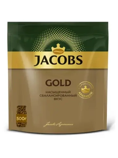 Кофе растворимый Jacobs Gold 500 г