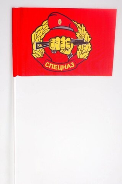 Флажок Спецназ ВВ РФ 15x23 см на палочке