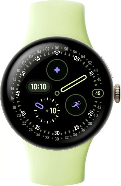 Умные часы Google Pixel Watch 4 41mm Wi-Fi (Champagne Gold/Lemongrass)
