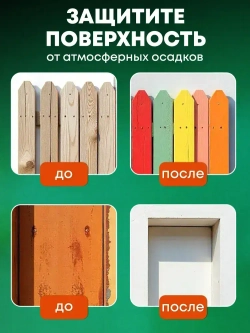 Грунт-эмаль по ржавчине 3 в 1, Краска по металлу, быстросохнущая 0,8 кг AKRIMAX-PREMIUM, глянцевое покрытие, черная
