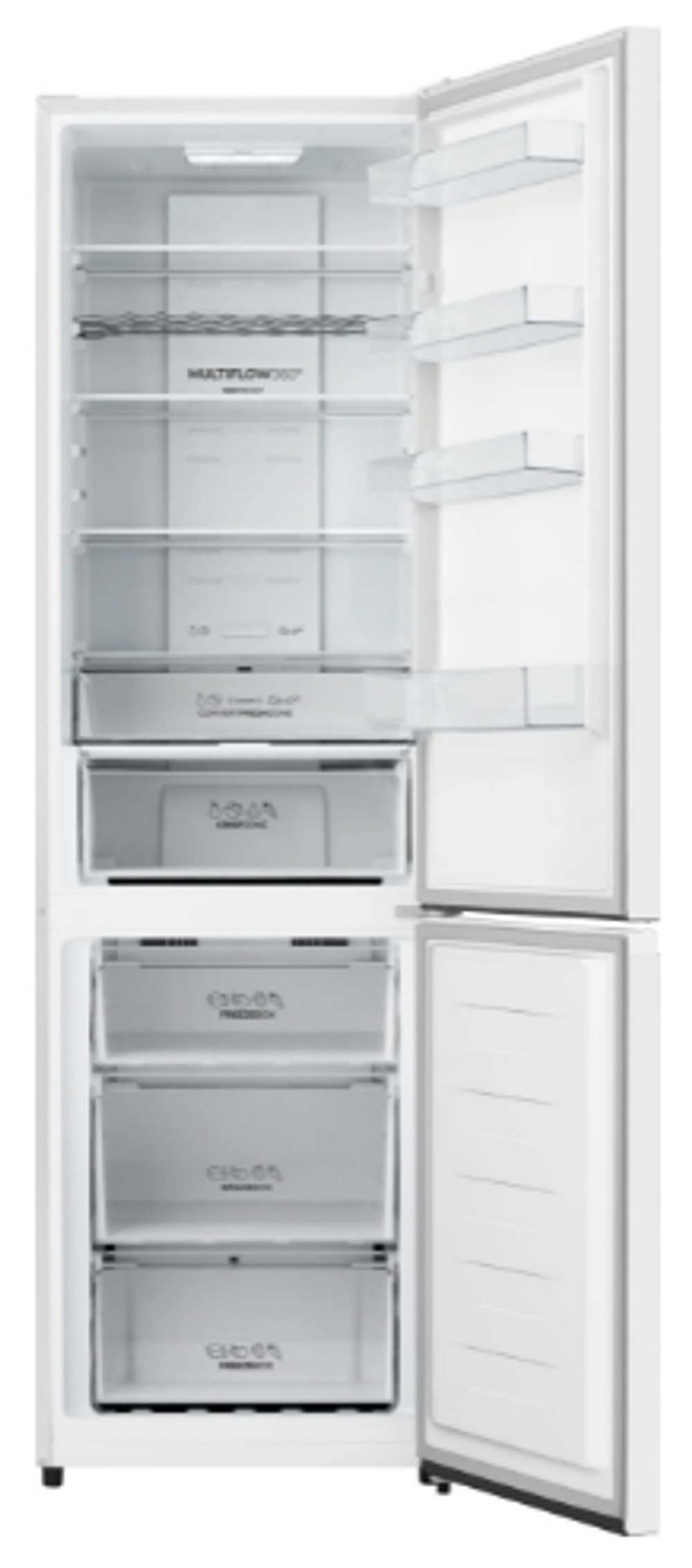 Отдельностоящий двухкамерный холодильник Gorenje NRK620FAW4