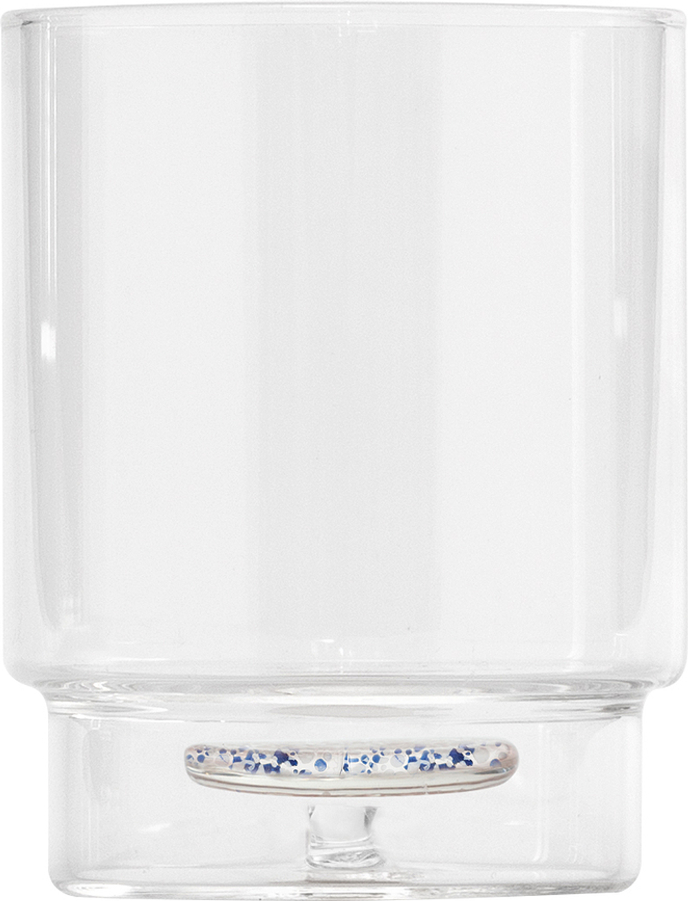 Стакан Zafferano, Teca Terrazzo, 350 мл, боросиликатное стекло, синий