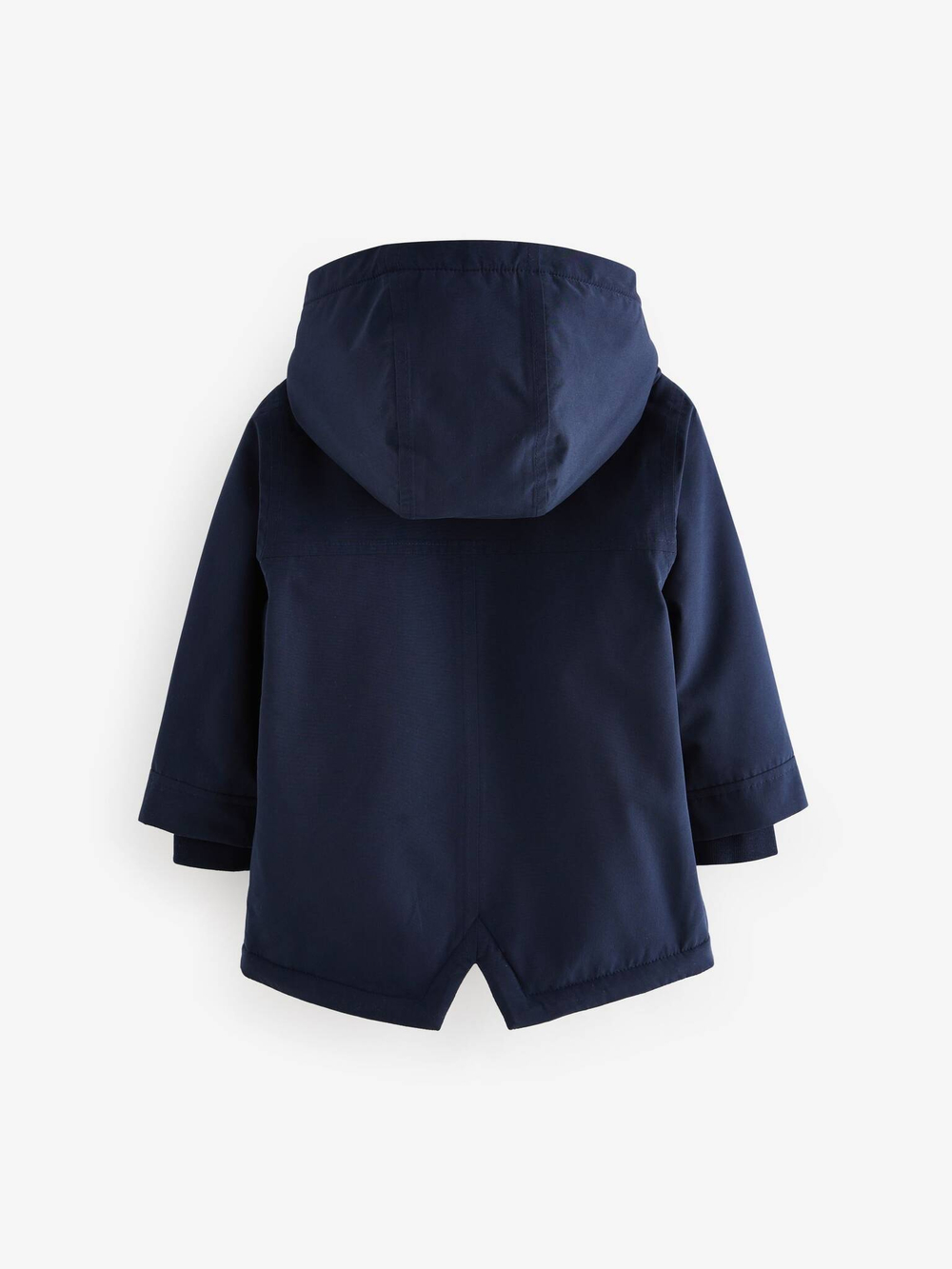 Куртка с флисовой подкладкой и капюшоном для мальчика Next Q53-237, Темно-синий