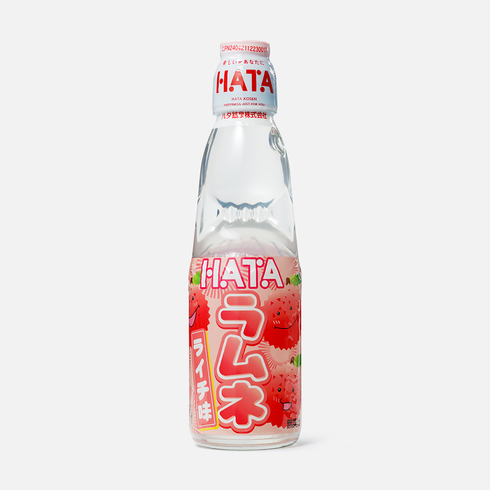 Напиток Hata Ramune газированный, со вкусом личи, 200 мл