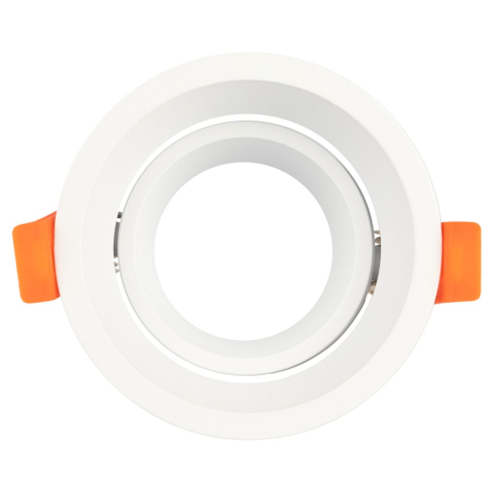 Светильник встраиваемый алюминиевый ЭРА KL98 WH под лампу MR16 GU5.3 белый