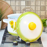 Кастрюля 5,5л коническая "Подсолнухи"