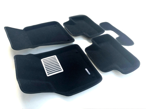 Коврики салона для AUDI Q5 (2008-2016) Euromat 3D Lux черные. Арт. EM3D-001104