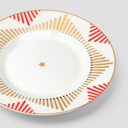 Чайная пара Farforite «Патриотическая» 250 мл в подарочной коробке