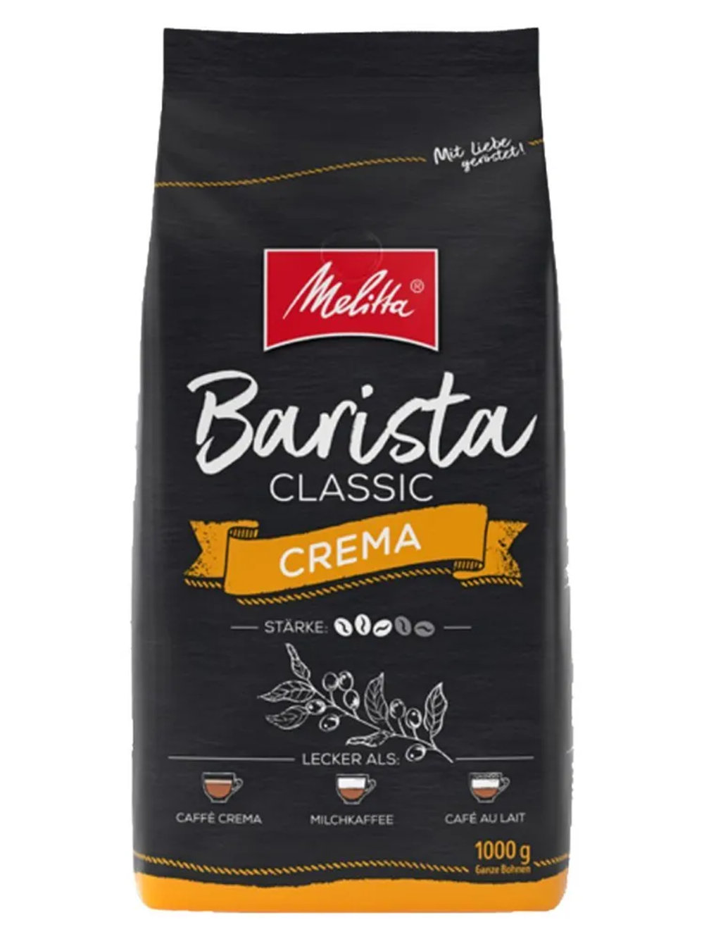 Кофе в зернах Melitta Barista Crema, 1 кг (Мелитта)