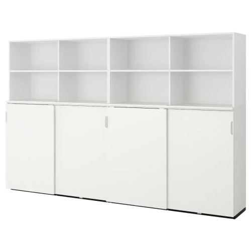Комбинация с раздвижными дверями - IKEA GALANT/ГАЛАНТ ИКЕА, 200х45х320 см, белый