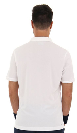 Мужское поло теннисное Lotto Squadra II Polo PL - bright white