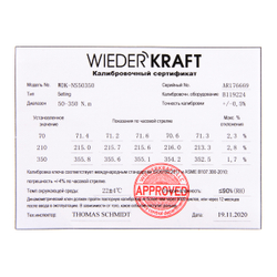 WDK-NS50350 Динамометрический ключ 50-350 Нм, реверсивная трещотка с приводным квадратом 1/2"