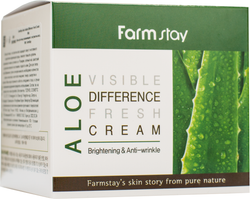 FarmStay Aloe Visible Difference Fresh Cream Освежающий крем с экстрактом алоэ