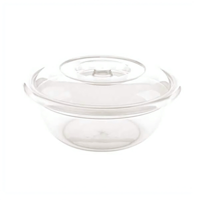 Тазик с крышкой прозрачный 9л.