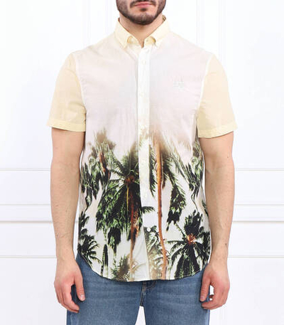 Рубашка SS COLLINS GUESS - желтый(M3GH65 WFDS1)