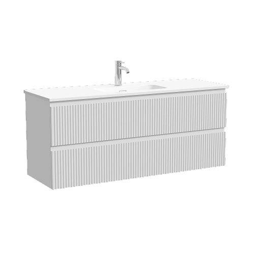 Тумба с раковиной Sancos Snob R SNR120/39W/CN7028 Bianco