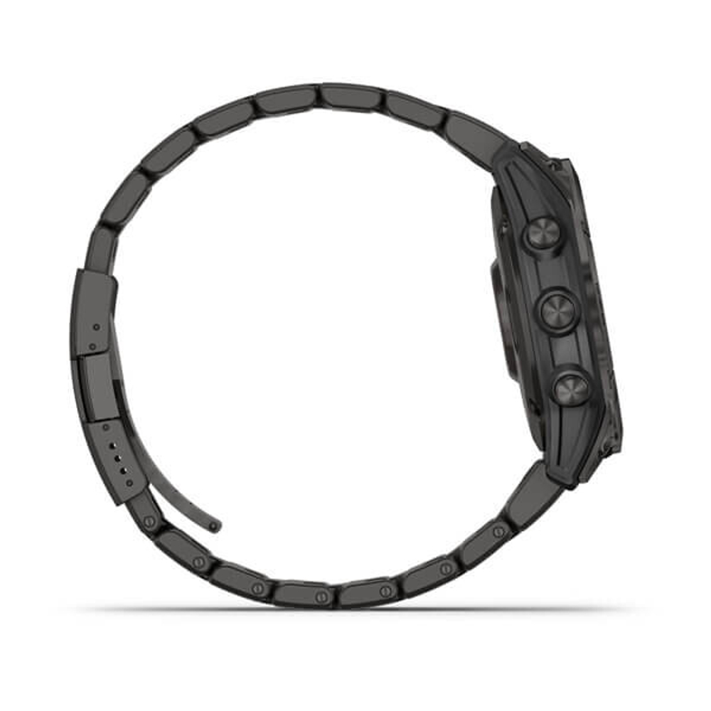 Garmin Fenix 7X Sapphire Solar Титан DLC Carbon Grey с вентилируемым титановым ремешком Carbon Grey DLC 51 мм (010-02541-27)