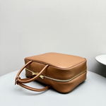 Miu Miu Leather Top Handle Bag 24 cm