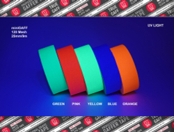 Профессиональный тейп 120mesh @trueGAFF 25мм/9м -  Ярко Желтый /на тканевой основе для киносъемок и сцен тип Gaffer Pro tape /